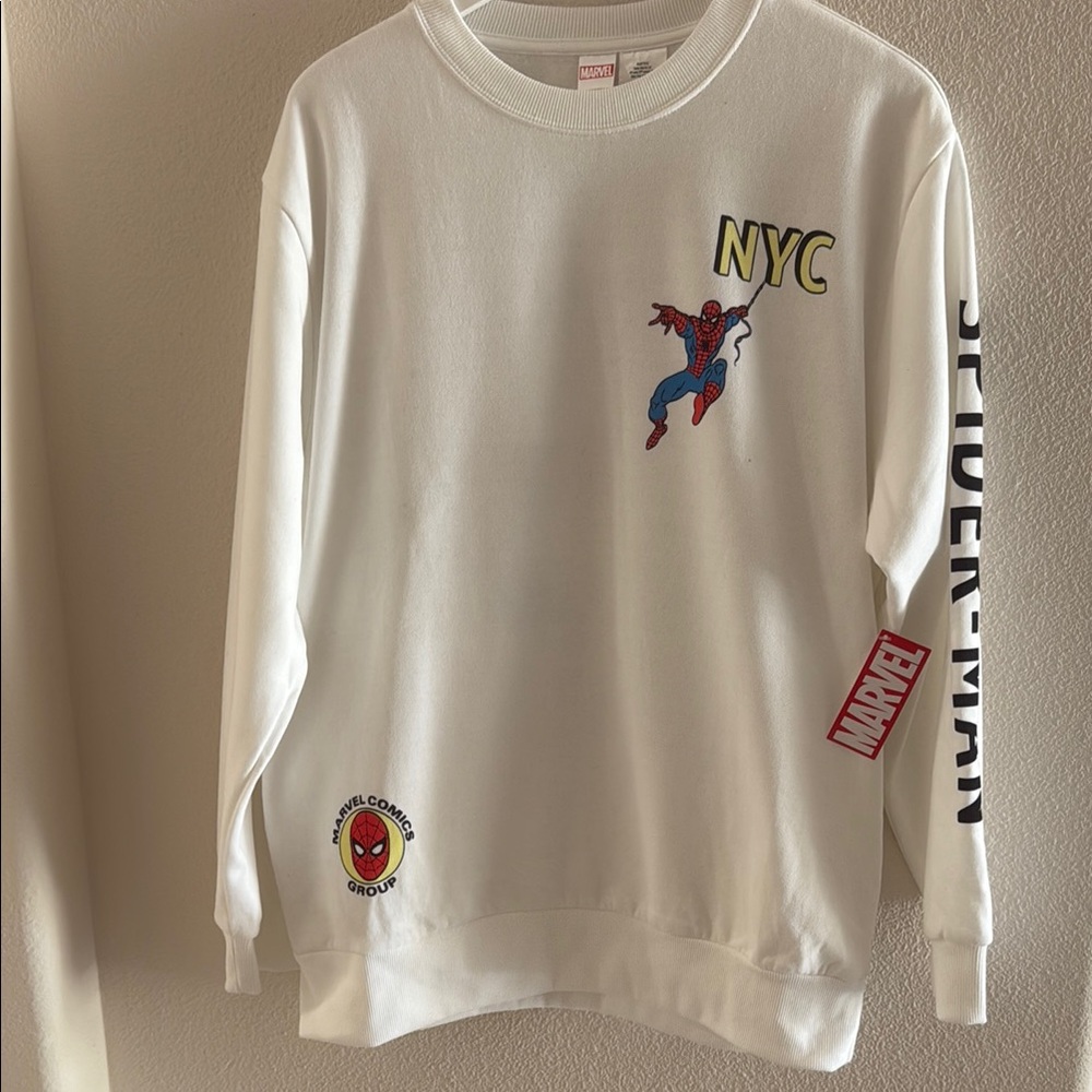 Marvel White Spider-Man Sweatshirt